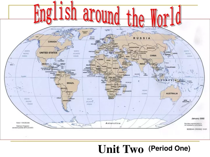 english around the world