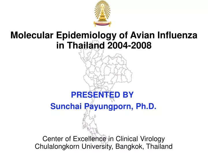 molecular epidemiology of avian influenza