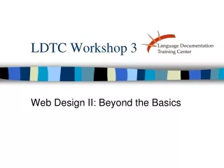 LDTC Workshop 3
