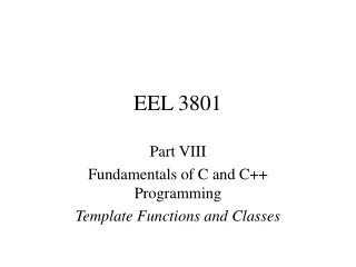 EEL 3801