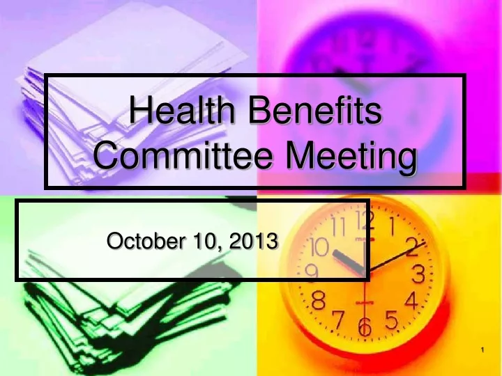 health benefits committee meeting