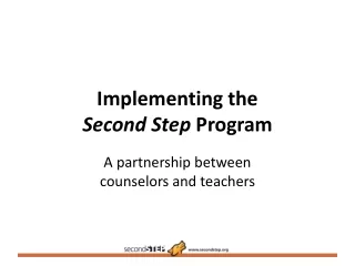 Implementing the  Second Step  Program