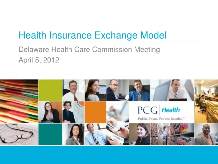health insurance exchange model