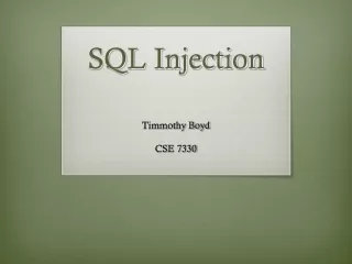 SQL Injection