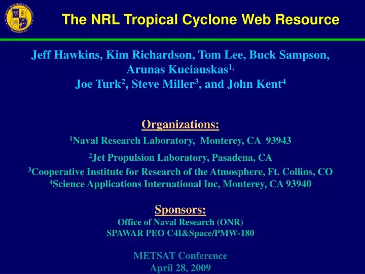 the nrl tropical cyclone web resource