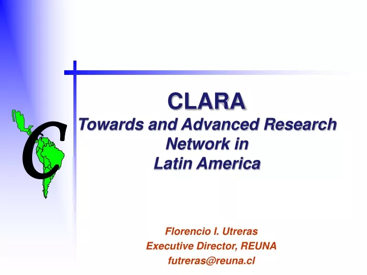 clara towards and advanced research network