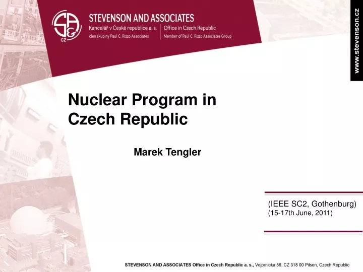 nuclear program in czech republic