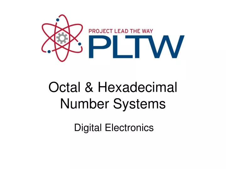 octal hexadecimal number systems