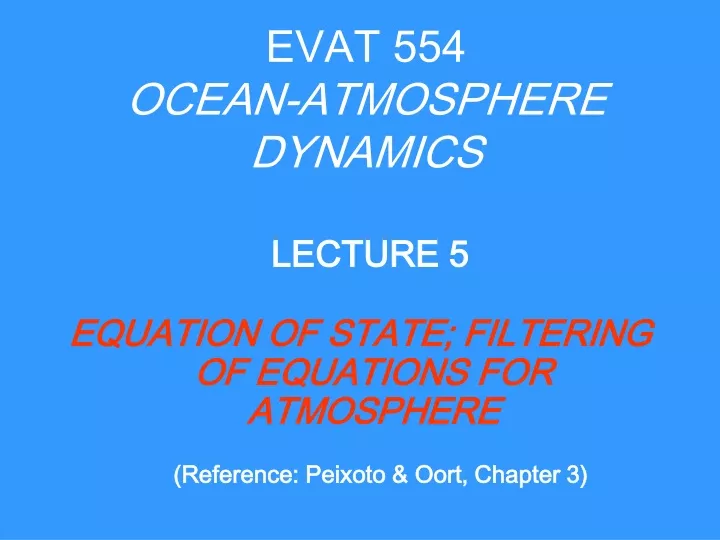 evat 554 ocean atmosphere dynamics