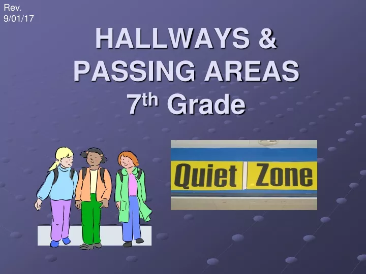 hallways passing areas 7 th grade