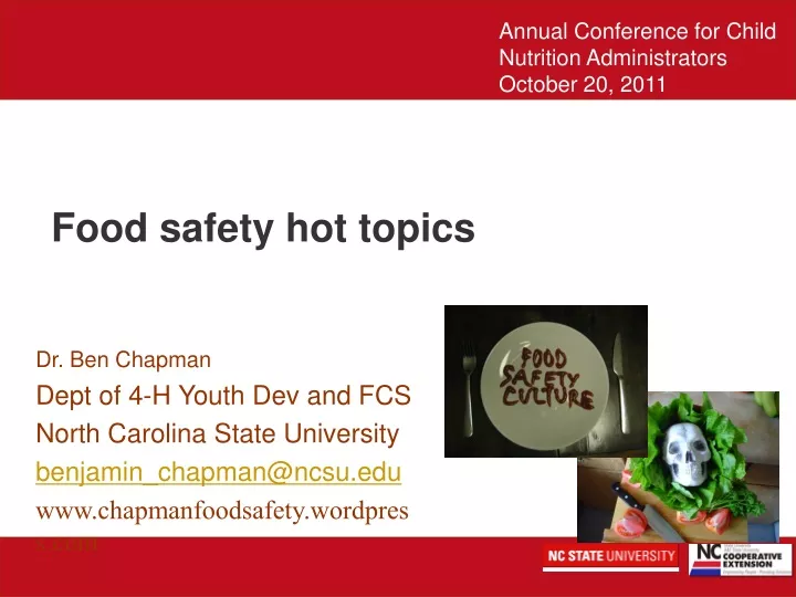 food safety hot topics
