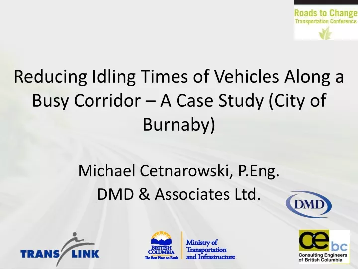 reducing idling times of vehicles along a busy