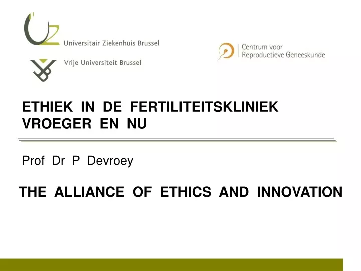 the alliance of ethics and innovation