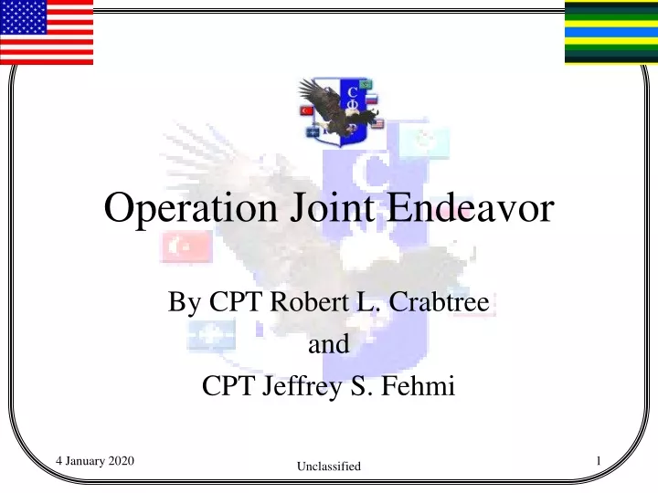 operation joint endeavor