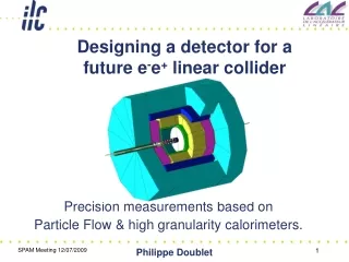 Designing a detector for a future e - e +  linear collider
