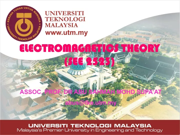electromagnetics theory see 2523