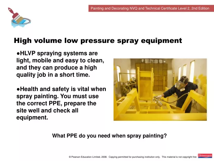 high volume low pressure spray equipment