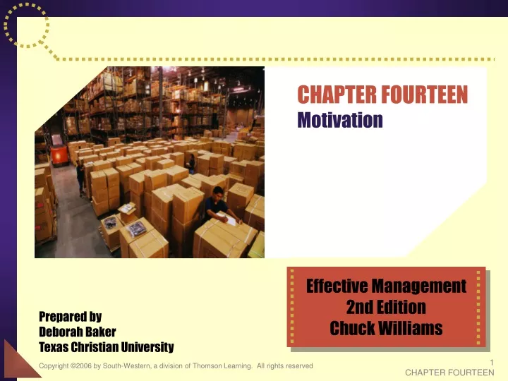 effective management 2nd edition chuck williams