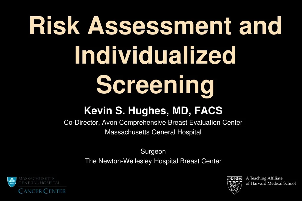 PPT - Personalized Breast Cancer Risk Assessment and Screening ...