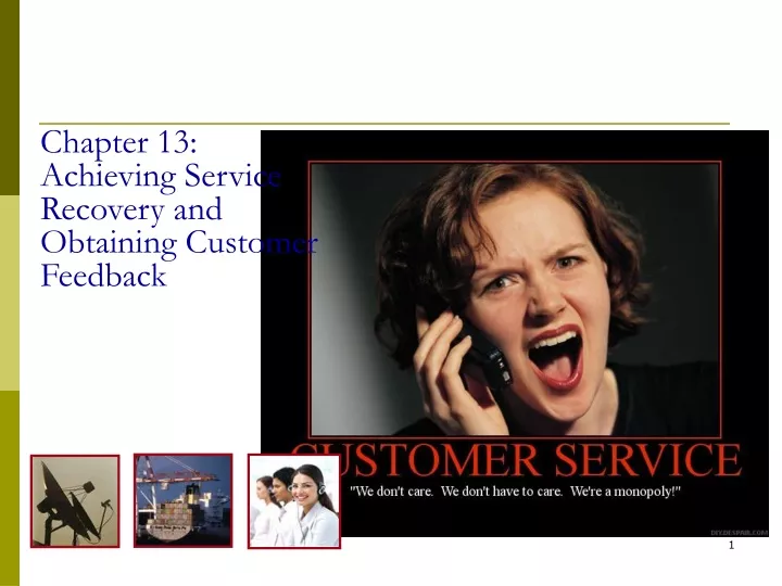 chapter 13 achieving service recovery