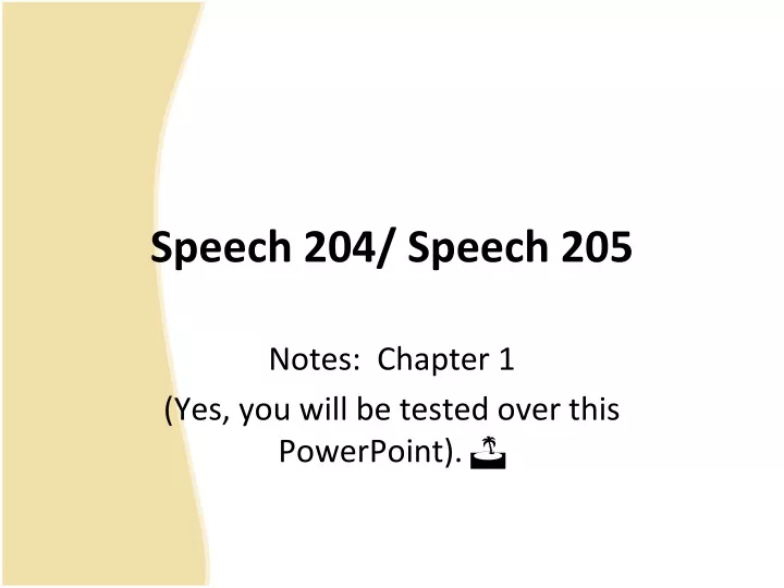 speech 204 speech 205