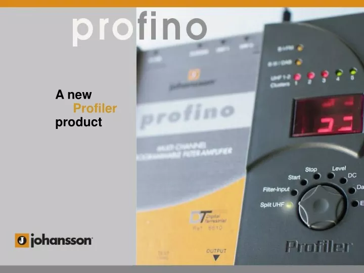a new profiler product
