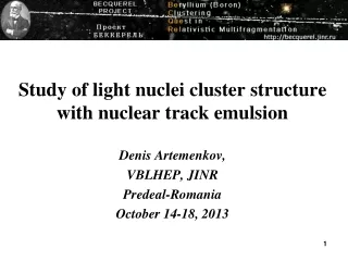 Study of light nuclei cluster structure with nuclear track emulsion