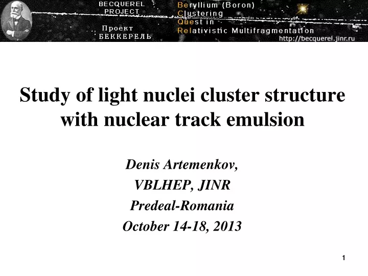 study of light nuclei cluster structure with nuclear track emulsion