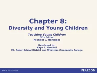 Chapter 8: Diversity and Young Children