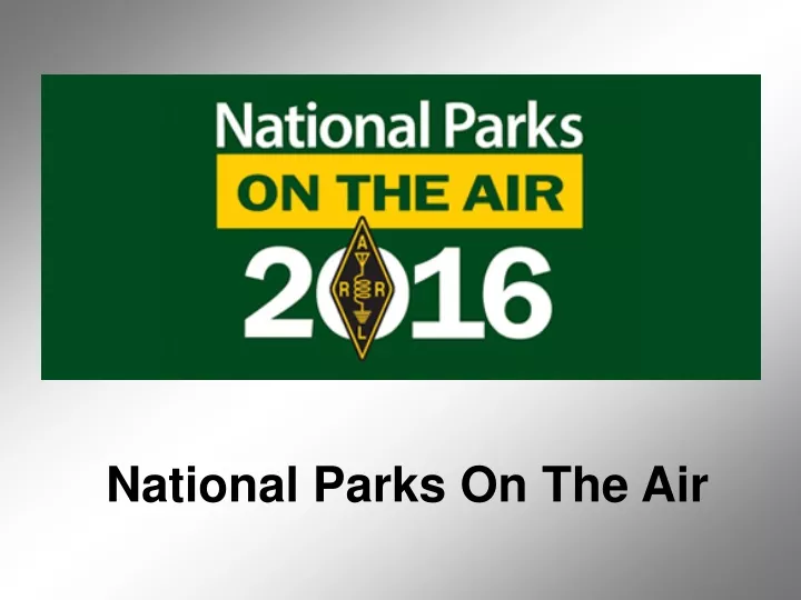 national parks on the air