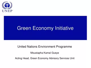 Green Economy Initiative