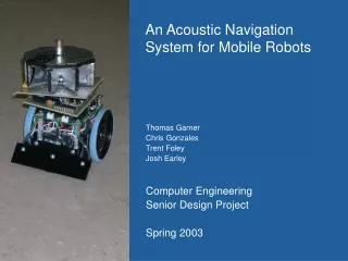 An Acoustic Navigation System for Mobile Robots