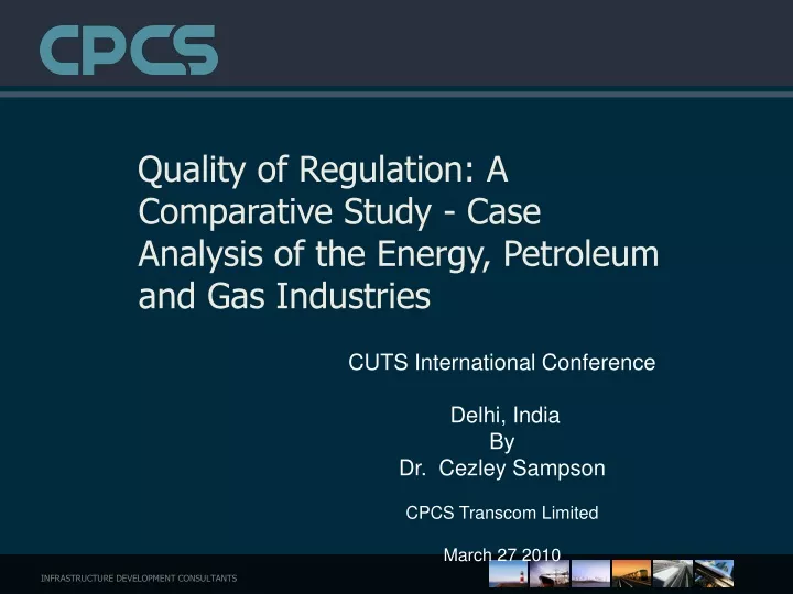cuts international conference delhi india by dr cezley sampson cpcs transcom limited march 27 2010
