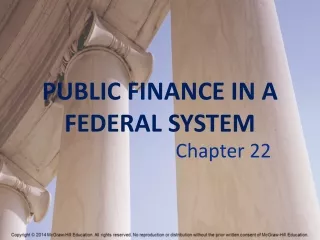 PUBLIC FINANCE IN A FEDERAL SYSTEM