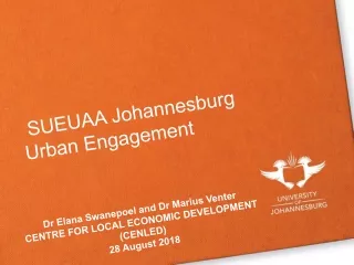 SUEUAA Johannesburg Urban Engagement