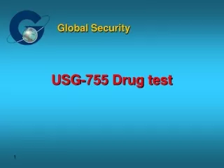 USG-755 Drug test