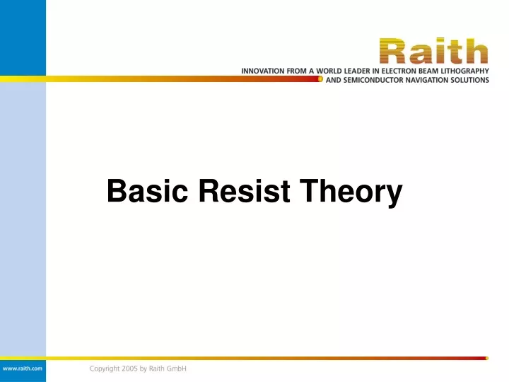 basic resist theory