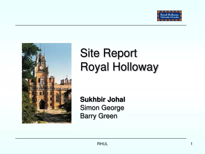 site report royal holloway sukhbir johal simon