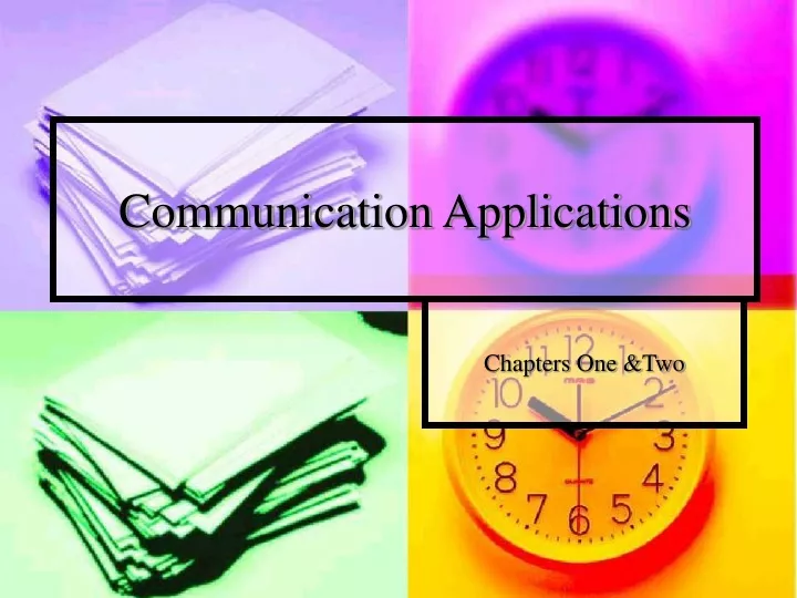 communication applications