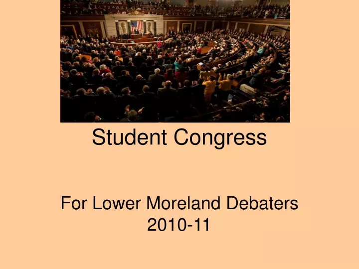 student congress