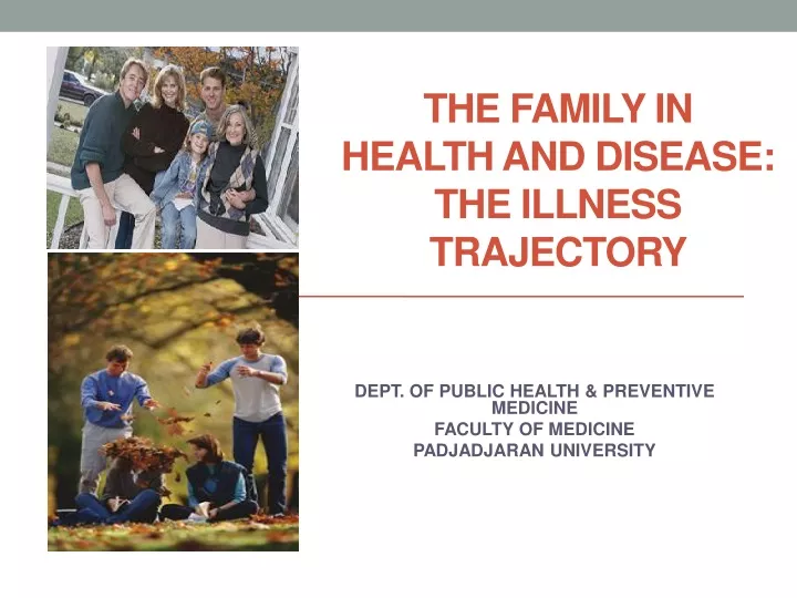 the family in health and disease the illness trajectory