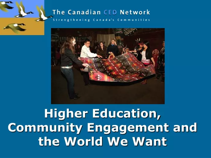 higher education community engagement