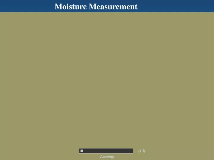 moisture measurement