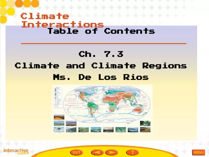 climate interactions