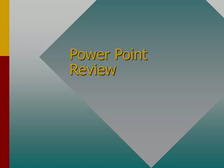 power point review