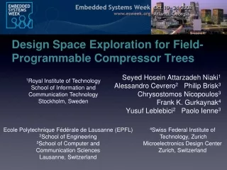 Design Space Exploration for Field-Programmable Compressor Trees