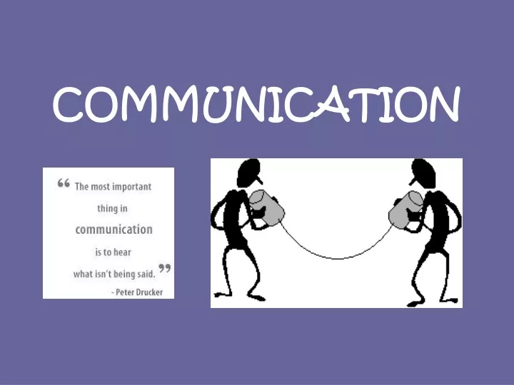 communication