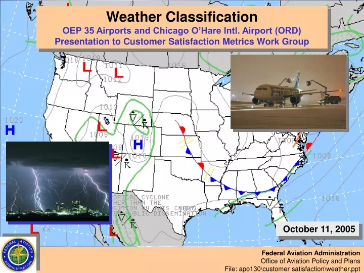 weather classification oep 35 airports