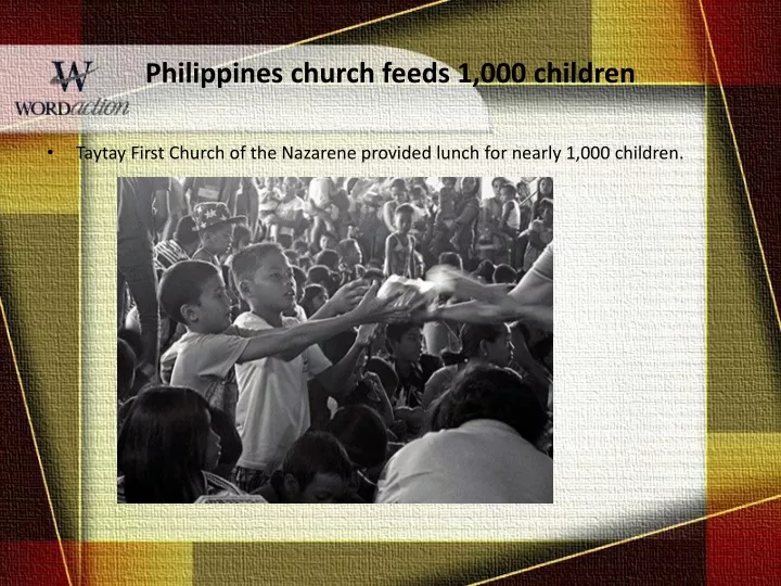 philippines church feeds 1 000 children
