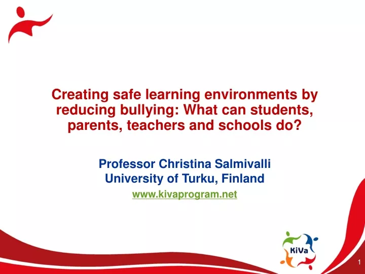 creating safe learning environments by reducing